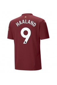 Manchester City Erling Haaland #9 Voetbaltruitje 3e tenue 2024-25 Korte Mouw